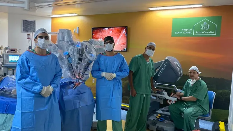 Hospital Santa Izabel realiza cirurgia robótica pioneira para tratamento da apneia do sono