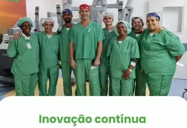 Inovação contínua - Programa de Cirurgia Robótica do Hospital Santa Izabel