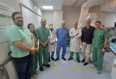 50 anos da primeira cineangicoronariografia na Bahia - Procedimento foi realizado por Dr Heitor Ghissoni de Carvalho no Hospital Santa Izabel (HSI)
