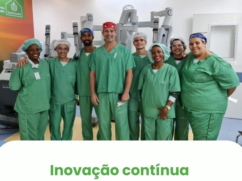 Inovação contínua – Programa de Cirurgia Robótica do Hospital Santa Izabel Inovação contínua – Programa de Cirurgia Robótica do Hospital Santa Izabel