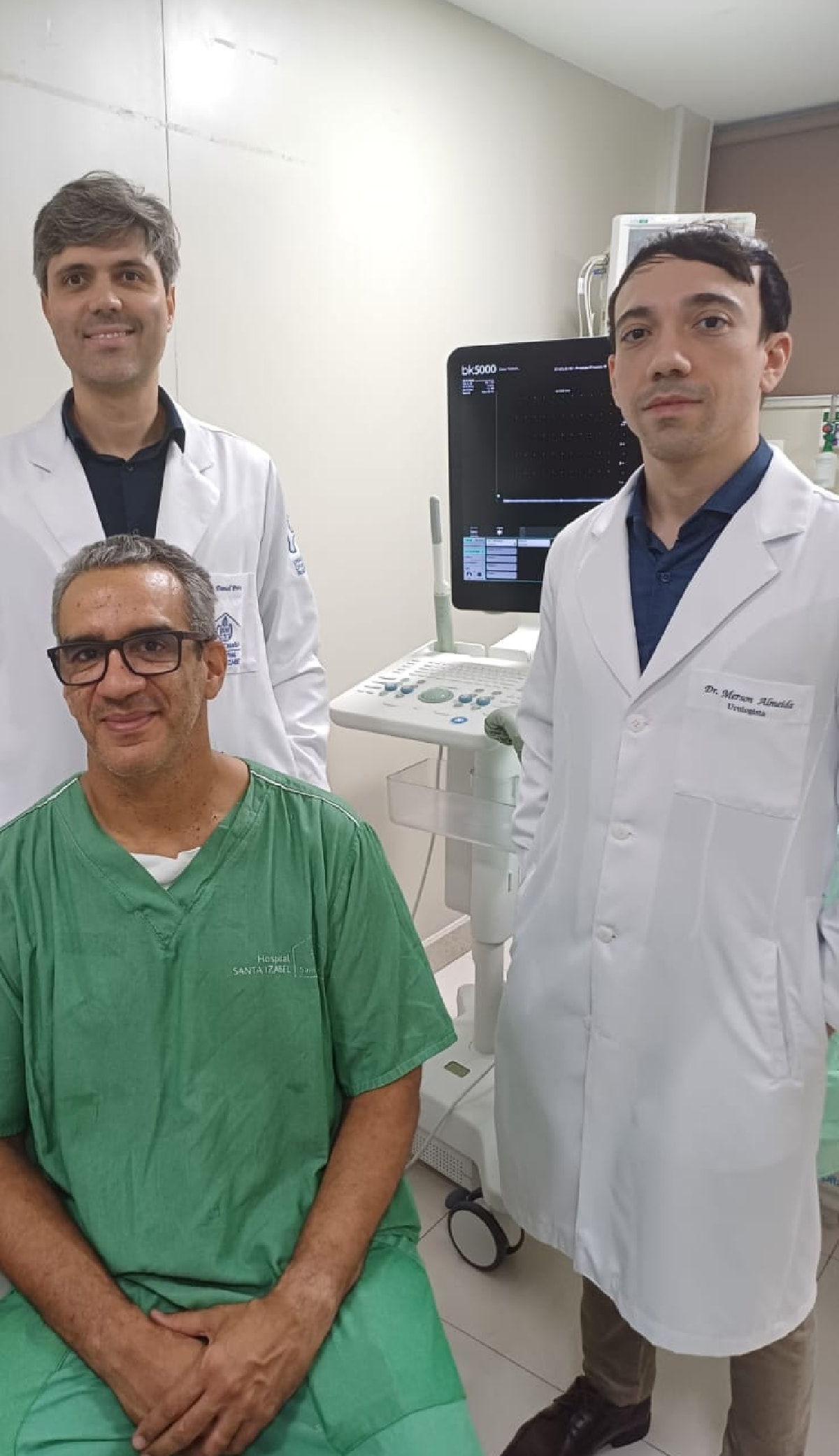 Equipe de Urologia do Santa Izabel utiliza nova tecnologia para diagnóstico do câncer de próstata