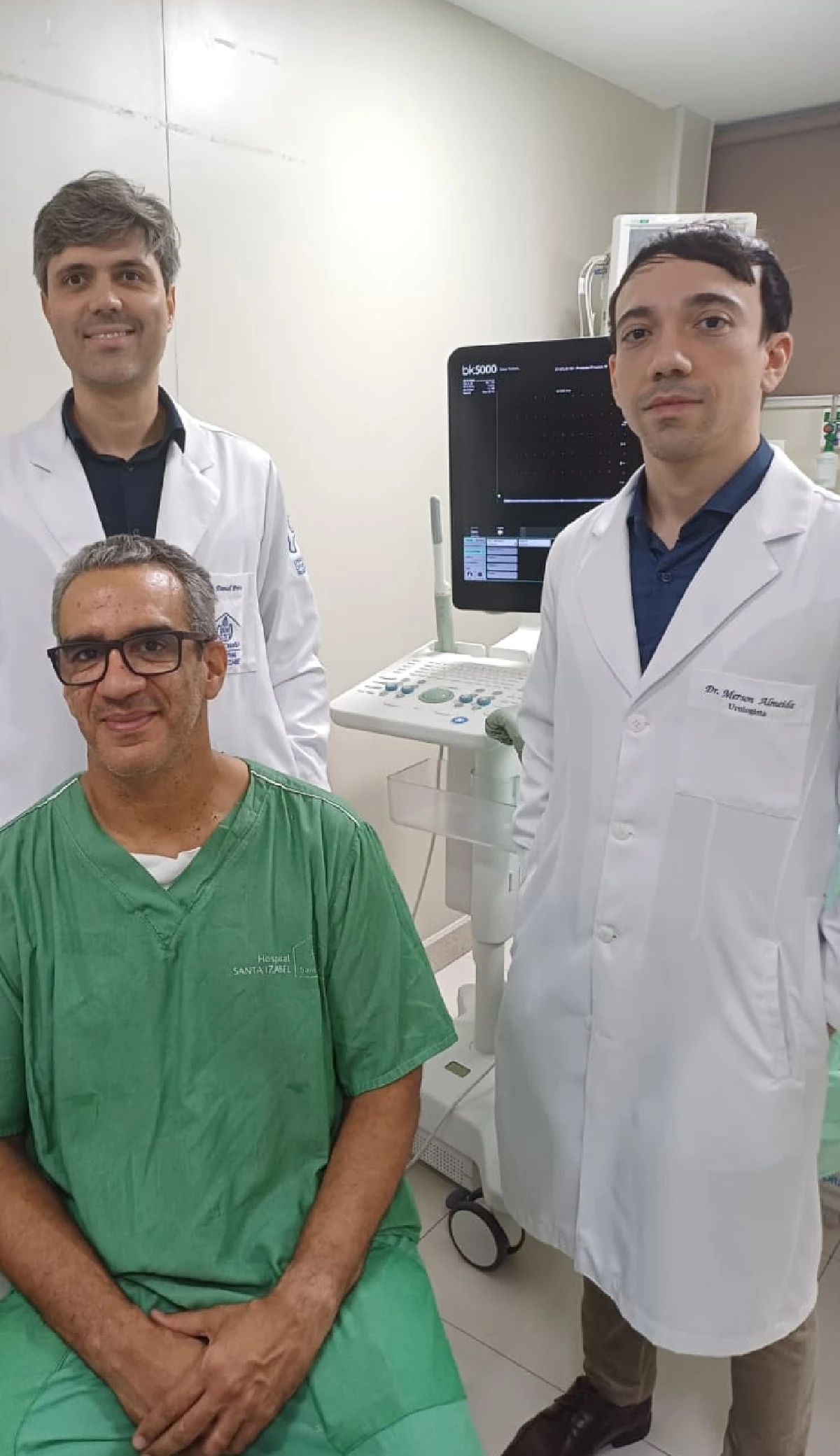Equipe de Urologia do Santa Izabel utiliza nova tecnologia para diagnóstico do câncer de próstata Equipe de Urologia do Santa Izabel utiliza nova tecnologia para diagnóstico do câncer de próstata